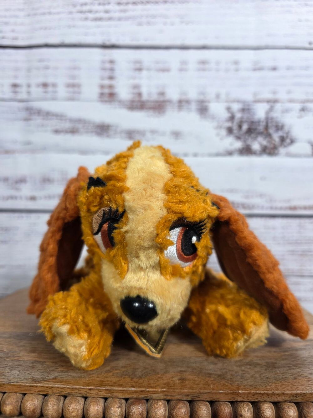 VTG Lady and the Tramp Dog Walt Disney Stuffed Animal Movie Character